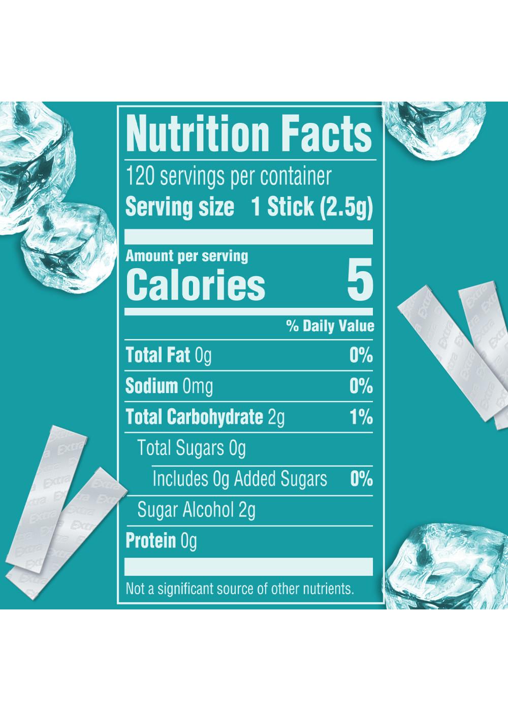 Extra Sugarfree Gum Value Pack - Polar Ice, 8 Pk; image 6 of 6