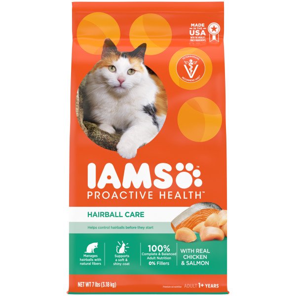 Iams ProActive Health Hairball Care Adult Cat Food Shop Cats at HEB