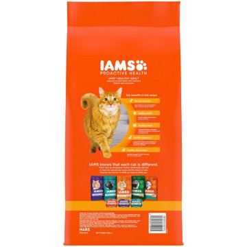 IAMS Proactive Health Adult Healthy Dry Cat Food - Chicken Cat Kibble, 7 lb