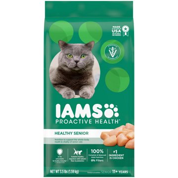 IAMS Proactive Health Healthy Senior Dry Cat Food - Chicken Cat Kibble