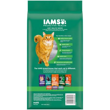 IAMS Proactive Health Healthy Senior Dry Cat Food - Chicken Cat Kibble