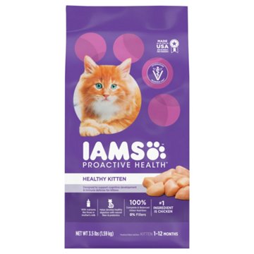 IAMS Proactive Health Healthy Kitten Dry Cat Food - Chicken Cat Kibble