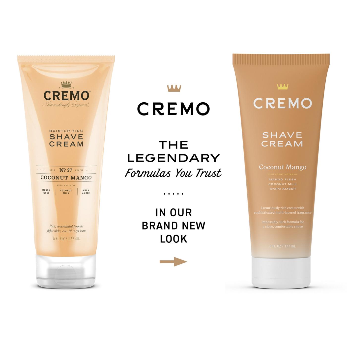 Cremo Shave Cream - Coconut Mango; image 2 of 6