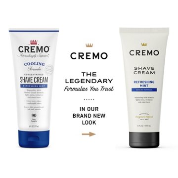 Cremo Cooling Shave Cream - Refrreshing Mint, 6 oz