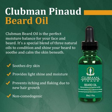 Clubman Pinaud Beard Oil, 1 oz