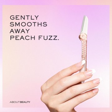 About Face Fuzz-Free Compact Facial Razors, 3 ct