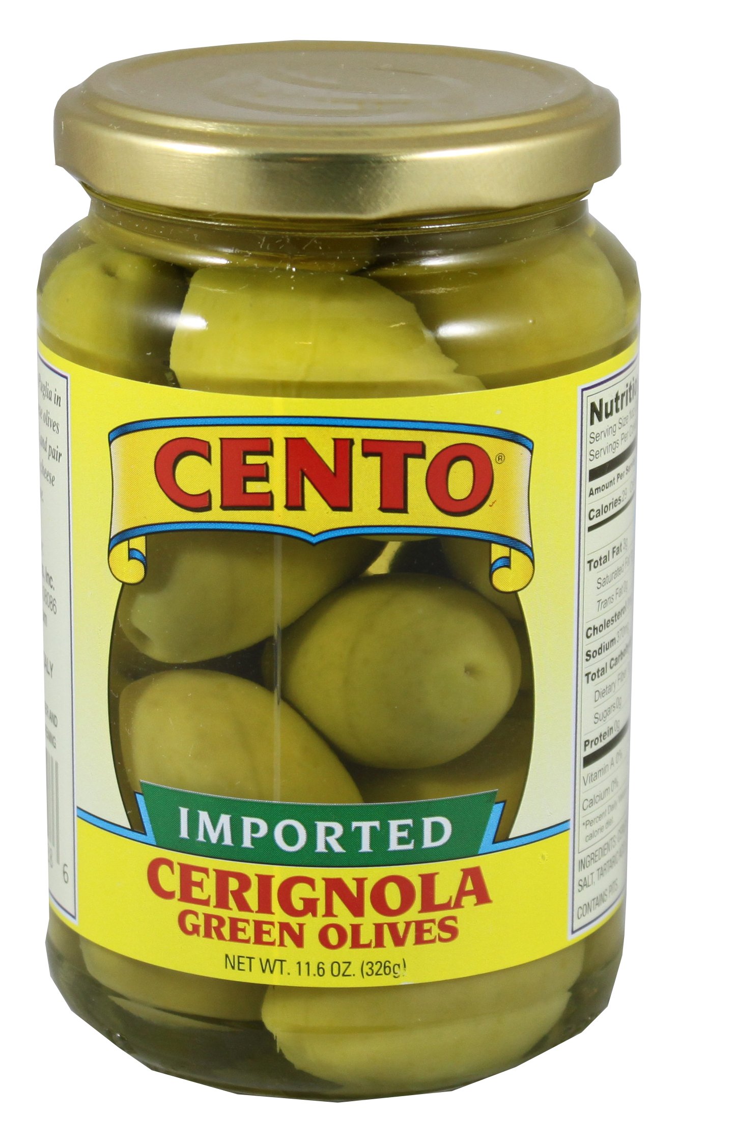 Cento Cento Cerignola Green Olives Shop Olives at HEB
