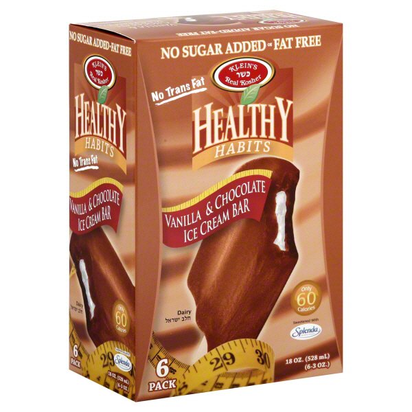Klein S Real Kosher Healthy Habits Nonfat Ice Cream Chocolate And Vanilla Bars Shop Klein S Real Kosher Healthy Habits Nonfat Ice Cream Chocolate And Vanilla Bars Shop Klein S Real Kosher Healthy