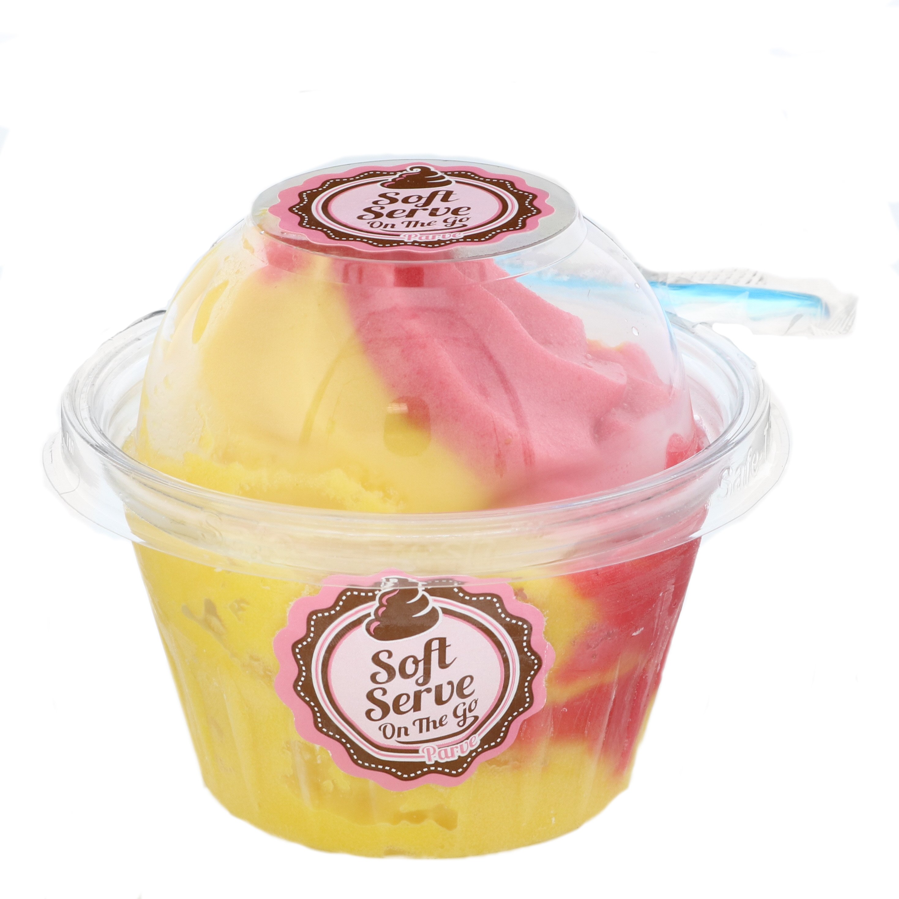 Klein's Kosher Soft Serve Strawberry Mango Sorbet - Shop Sorbet at H-E-B