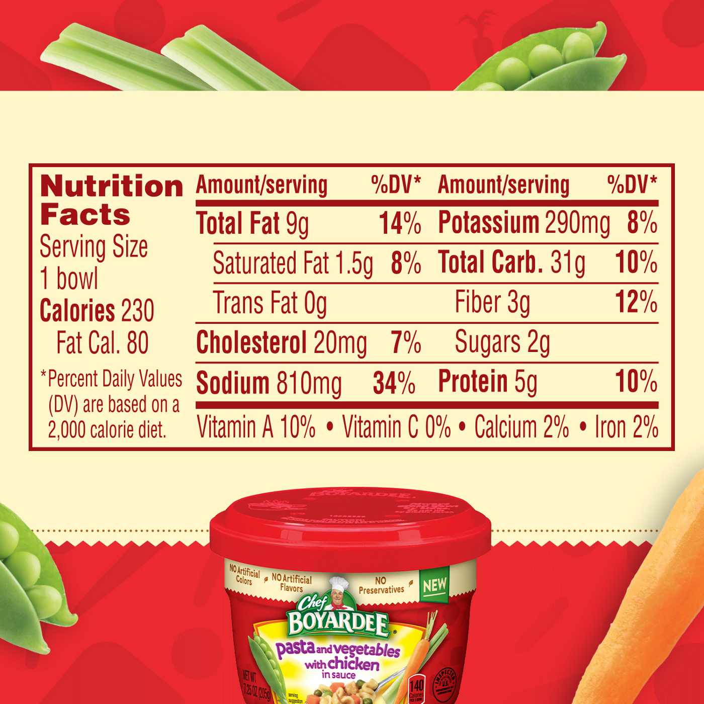 Chef Boyardee Rice with Chicken & Vegetables; image 4 of 7