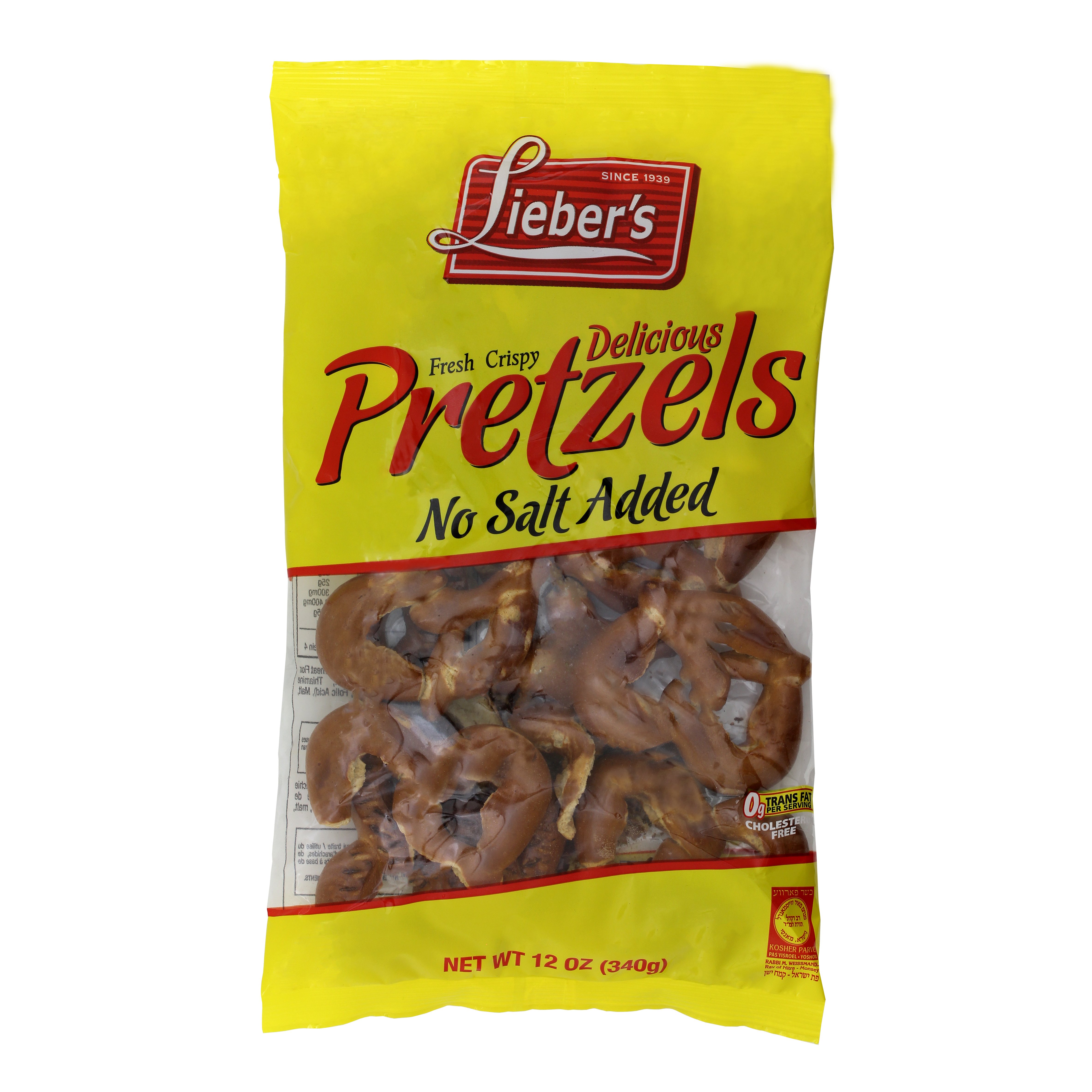 Lieber's Unsalted Dutch Pretzels Shop Chips at HEB
