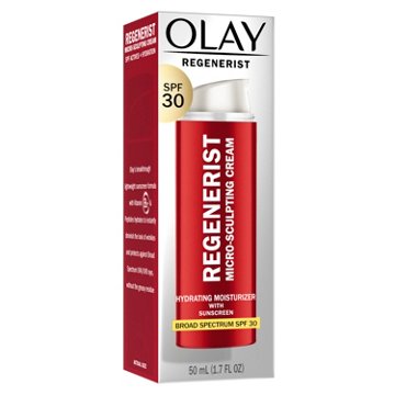 Olay Olay Regenerist Micro-Sculpting Cream Face Moisturizer with SPF 30, 1.7 oz