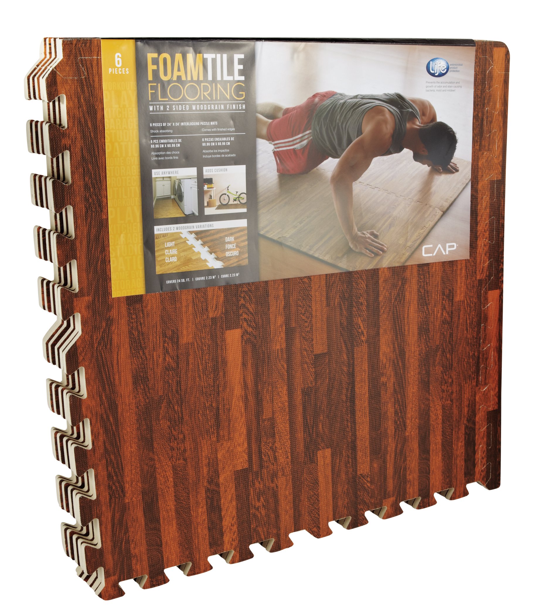 foam tile flooring cap