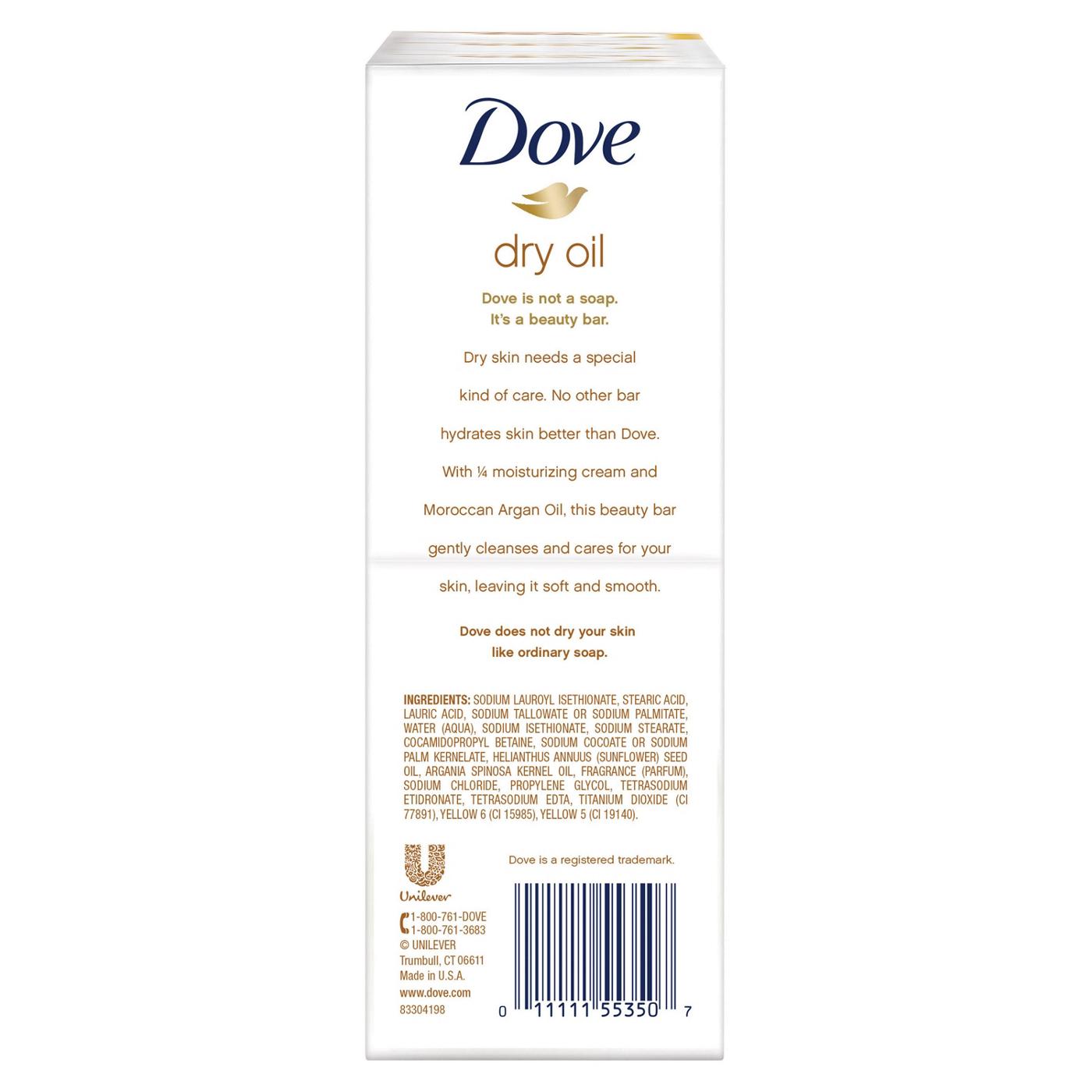 Dove Dry Oil Beauty Bar 6 pk; image 2 of 4