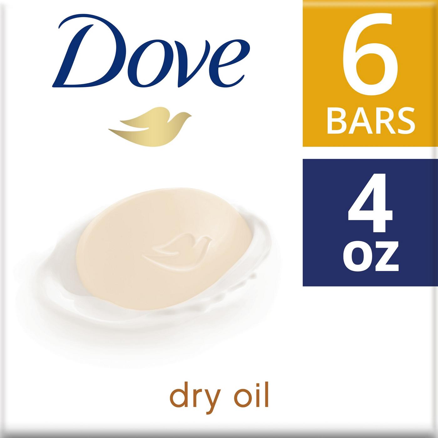 Dove Dry Oil Beauty Bar 6 pk; image 4 of 4