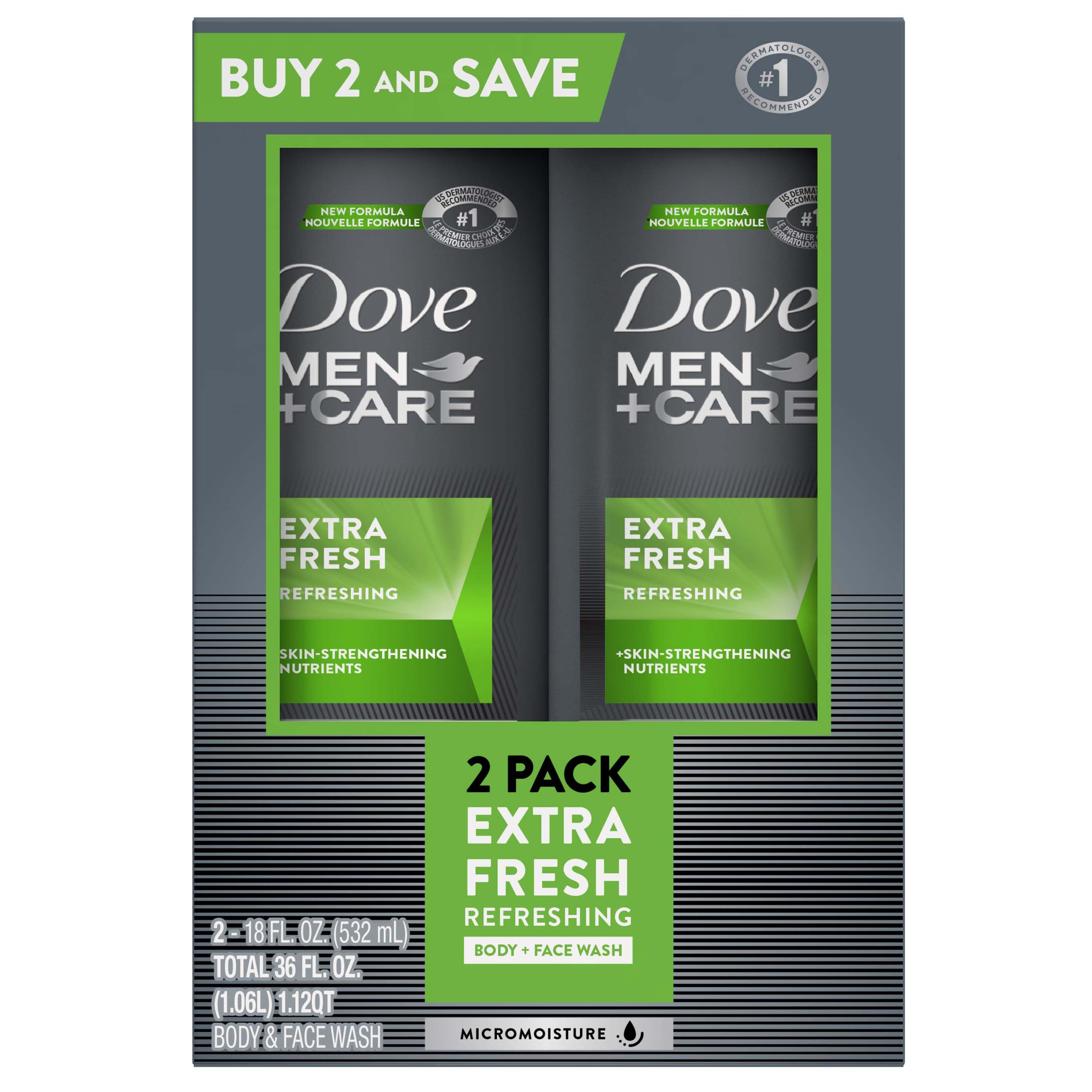 Dove Men Plus Care Extra Fresh Body and Face Bar Case