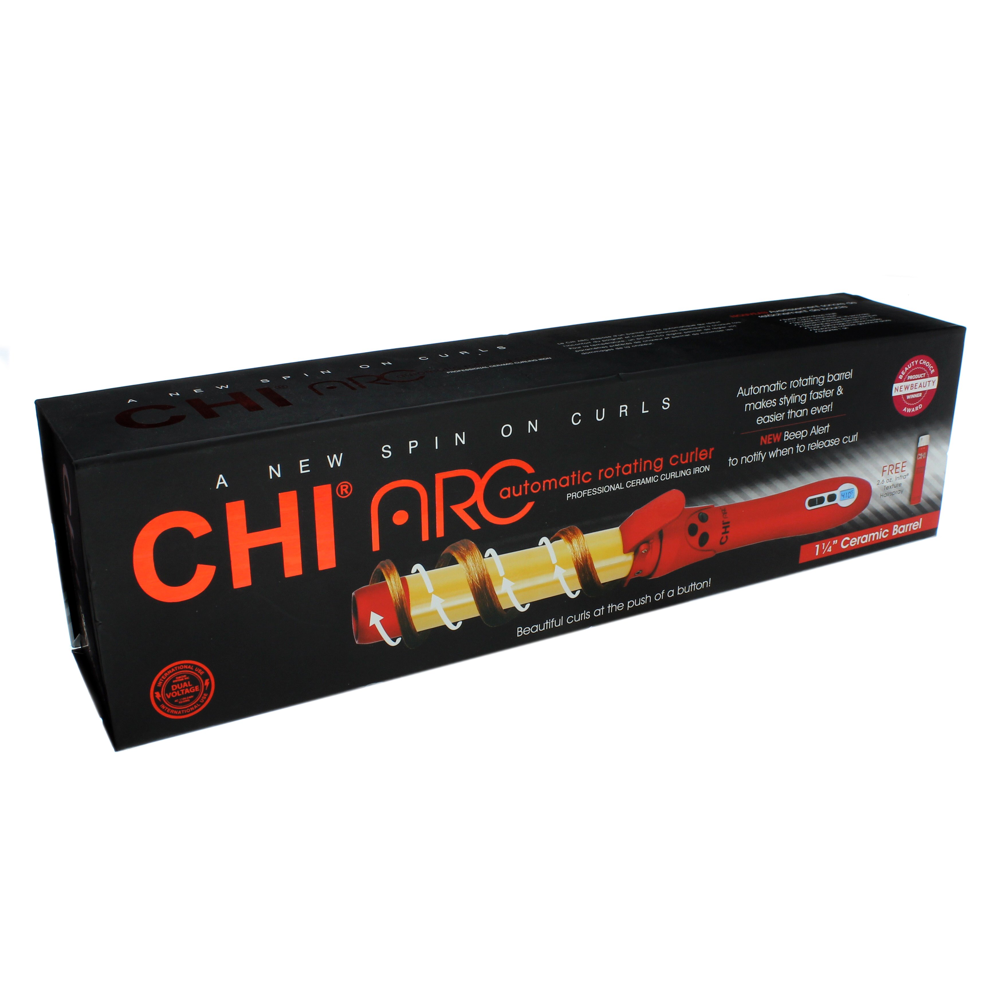 Chi rotating curling outlet iron