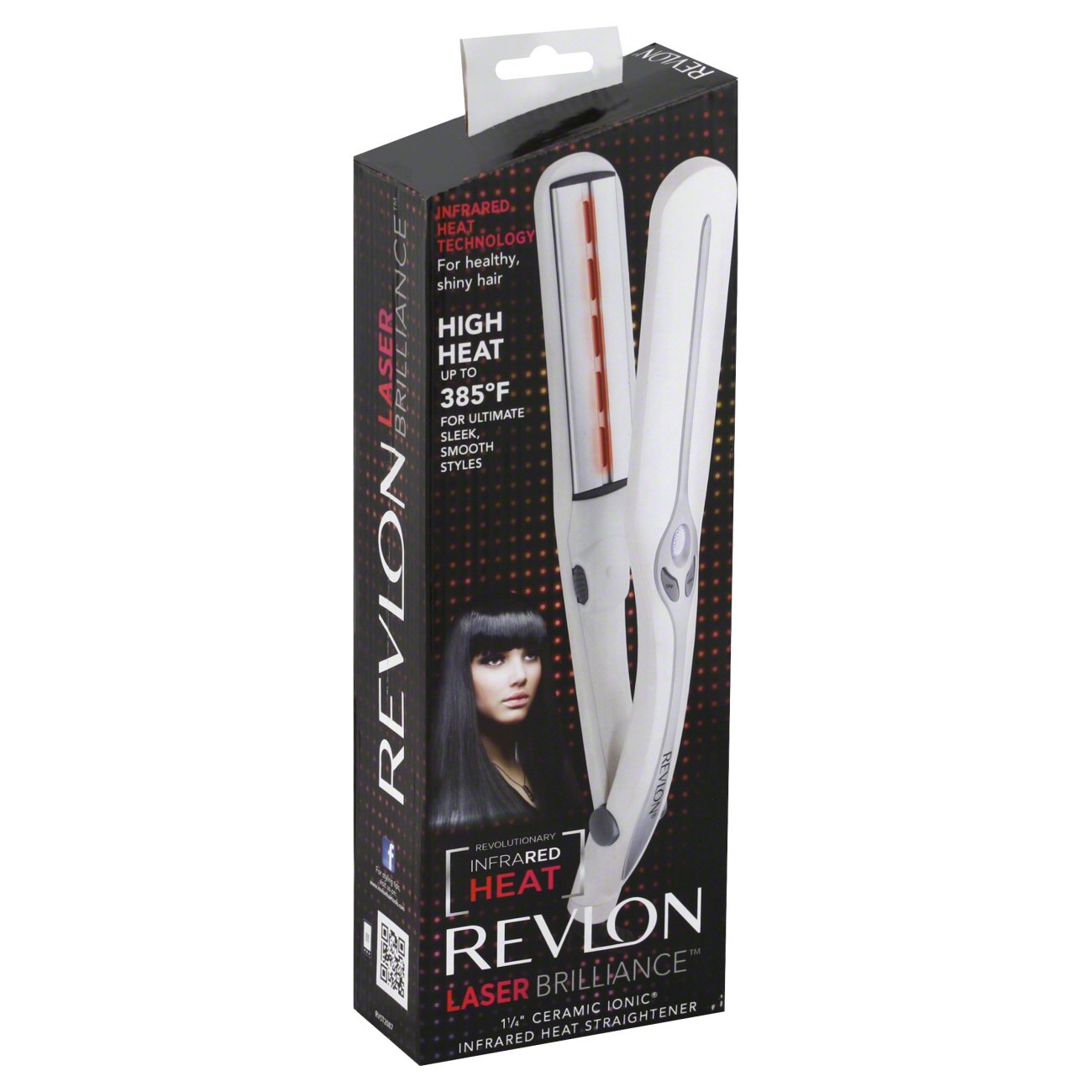 Revlon Laser Brilliance Hair Straightener 1.25" Shop Revlon Laser Brilliance Hair Straightener