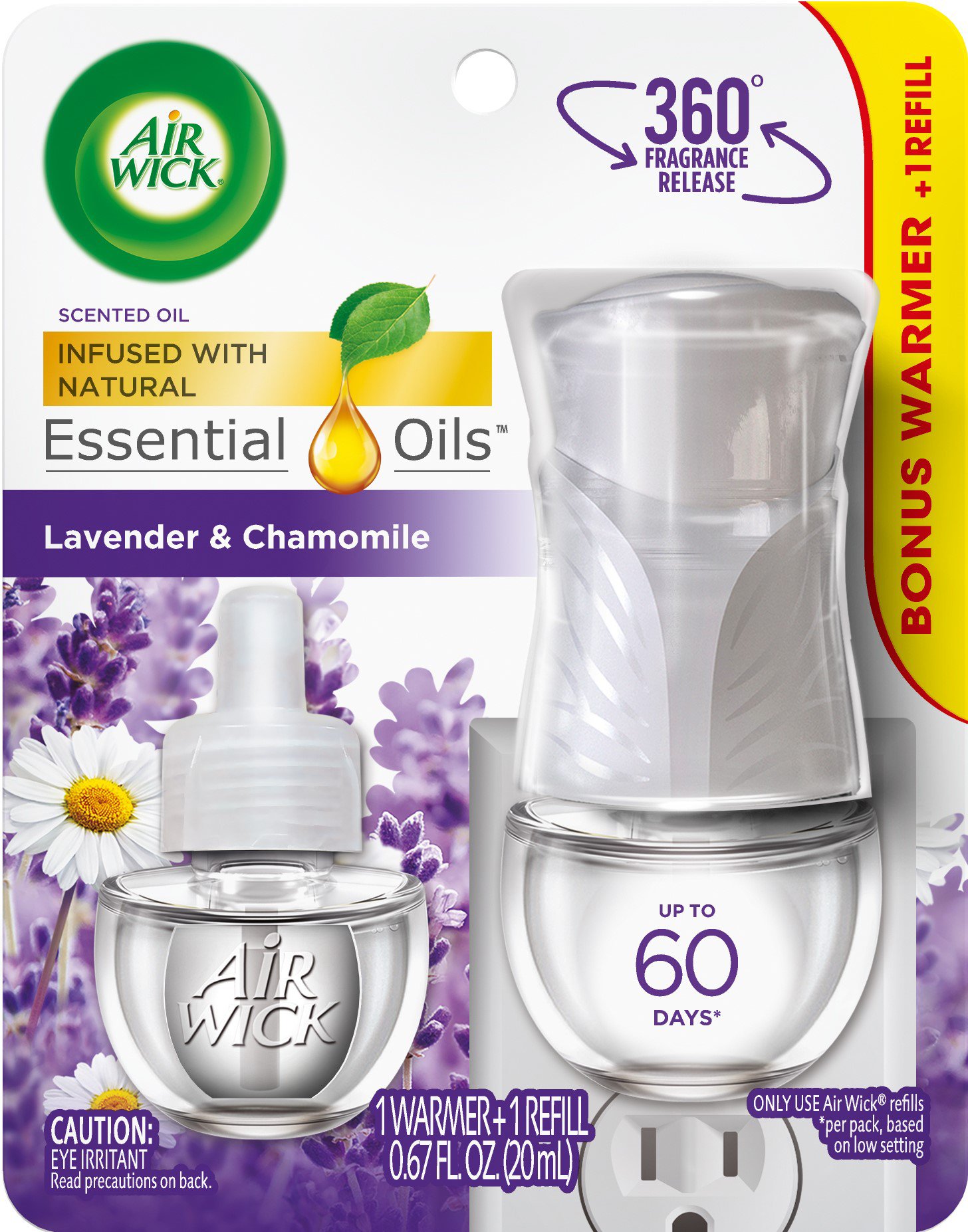 Air Wick Lavender Chamomile Scented Oil + Warmer Shop Air Fresheners at HEB