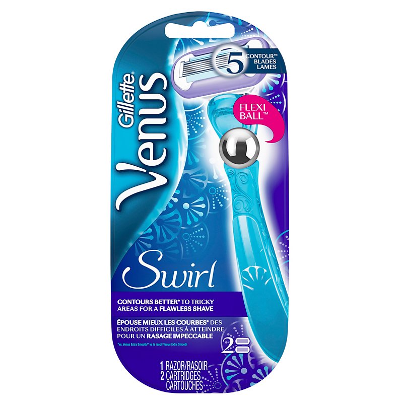Seraph goedkoop Strikt Gillette Venus Swirl Flexiball Women's Razor and 2 refills - Shop Bath &  Skin Care at H-E-B