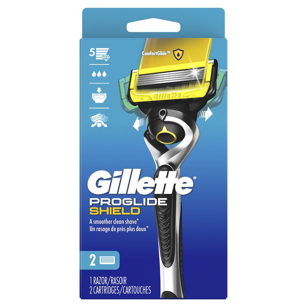 Gillette Fusion5 Proshield Men S Razor With 2 Refills Shop Shaving And Hair Removal At H E B
