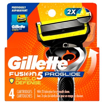 Gillette Fusion5 ProGlide Shield Razor Cartridge Refills for Men