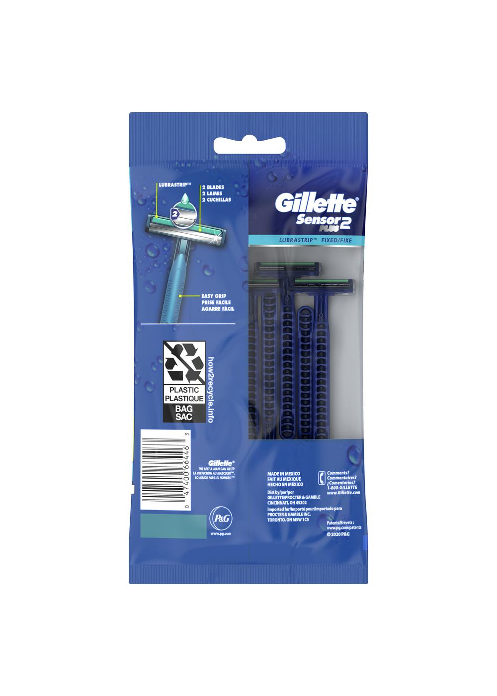 Gillette Sensor2 Plus Disposable Razors; image 7 of 8