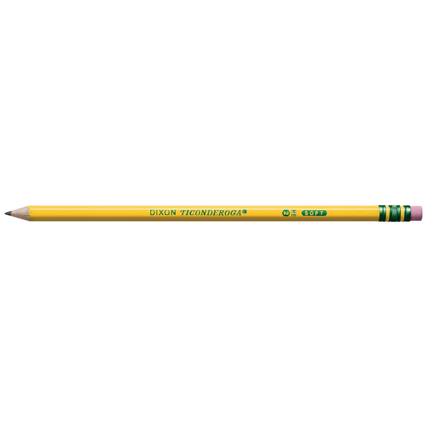 Ticonderoga Pre-Sharpened No.2 Classic Wood Pencils; image 2 of 4