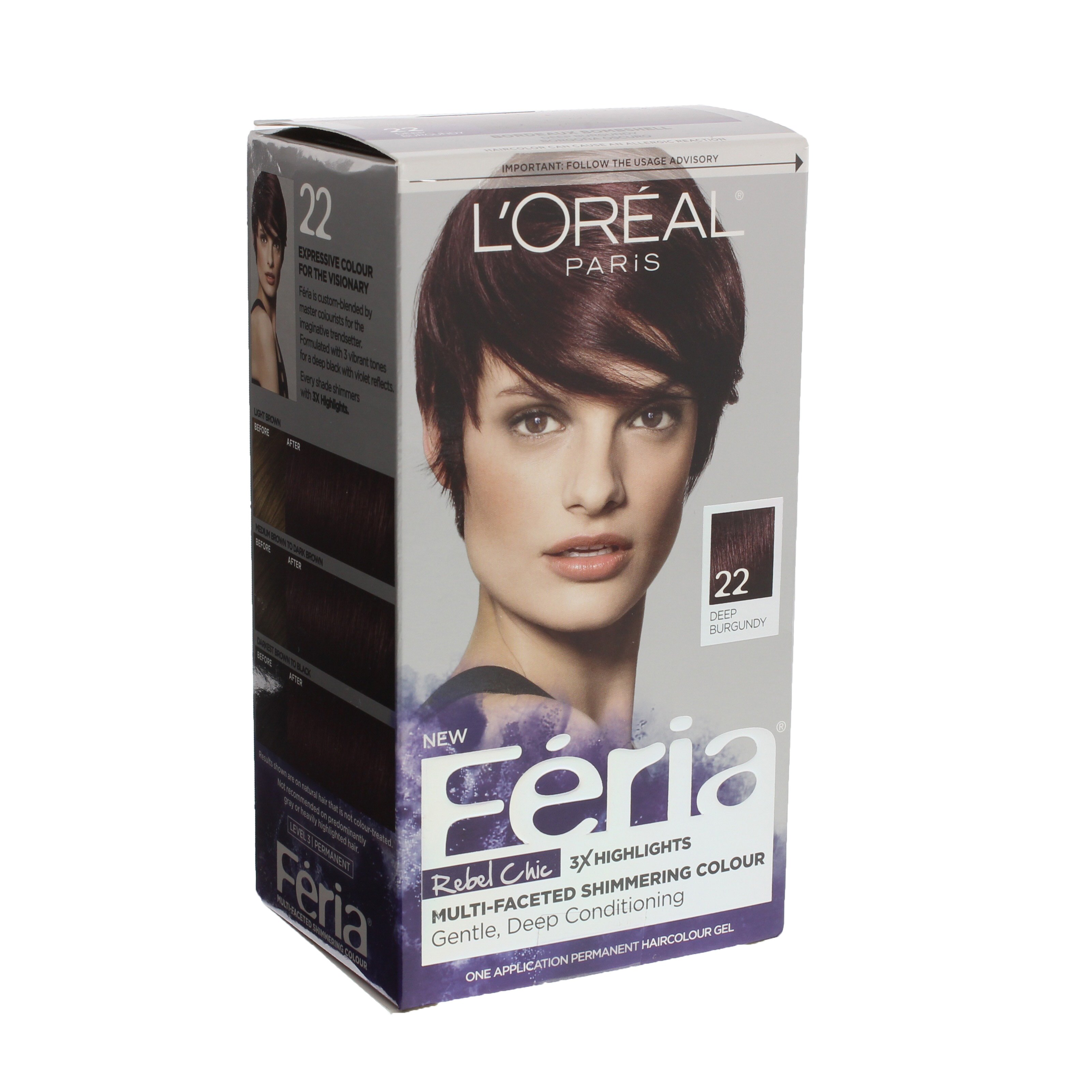 L Oreal Paris Feria Rebel Chic Collection Deep Burgundy 22