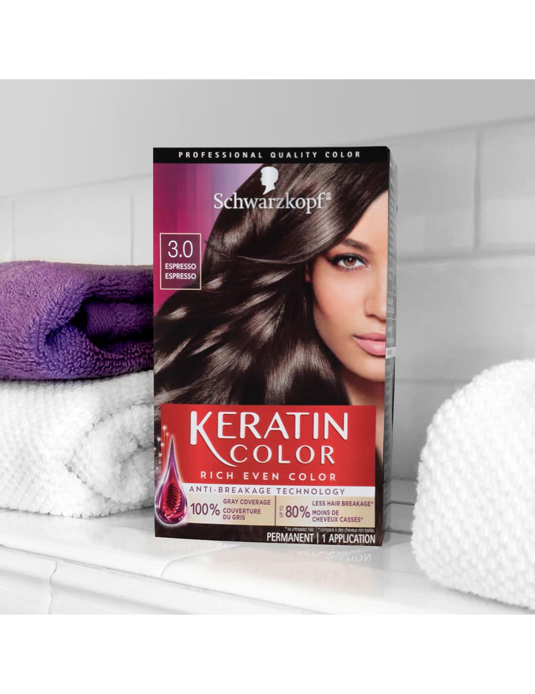 Schwarzkopf Keratin Color Permanent Hair Color - 3.0 Espresso; image 4 of 5