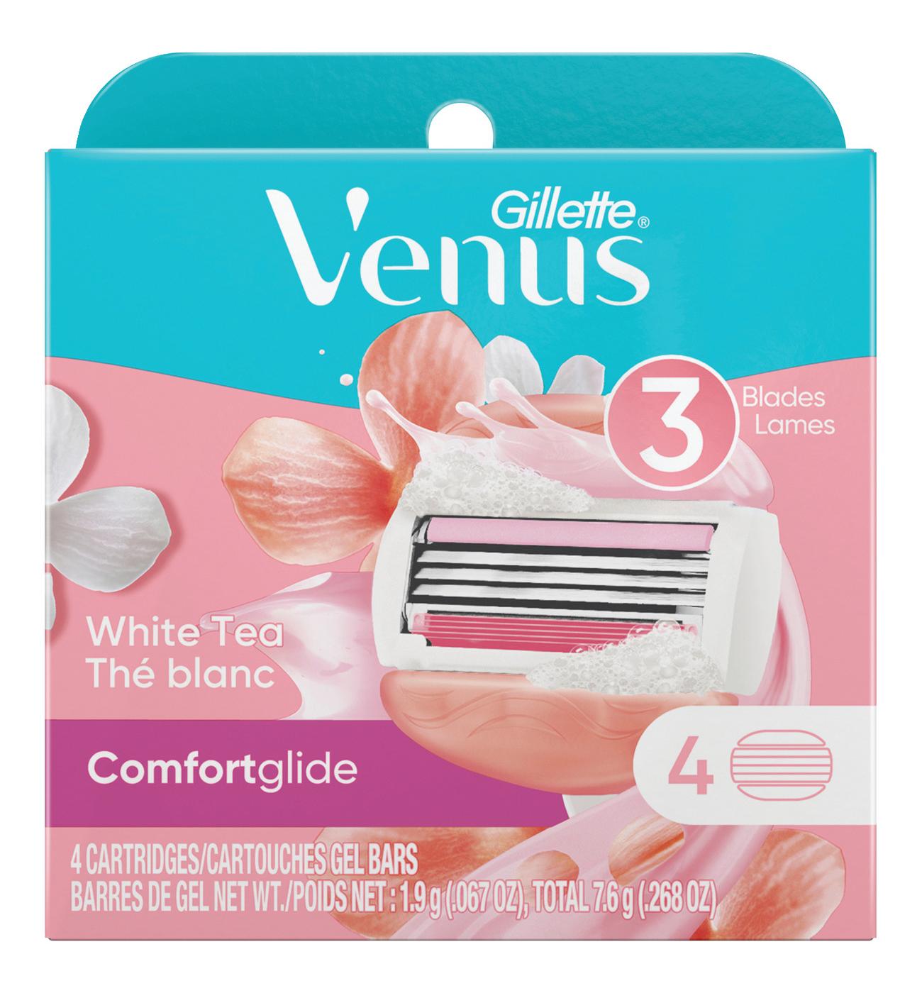 Gillette Venus ComfortGlide White Tea Razor Blade Refills; image 1 of 10