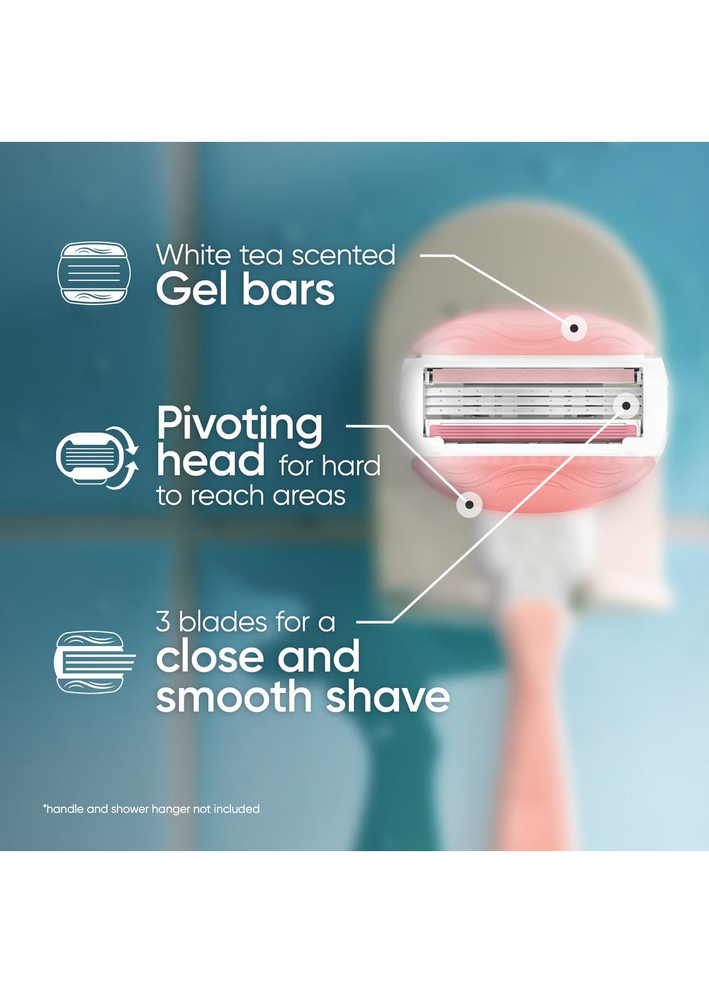 Gillette Venus ComfortGlide White Tea Razor Blade Refills; image 4 of 10