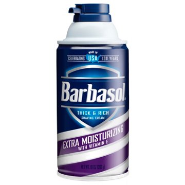 Barbasol Extra Moisturizing Shave Cream, 10 oz