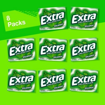 Extra Spearmint Sugar Free Chewing Gum - Value Pack, 8 pk, 120 pc