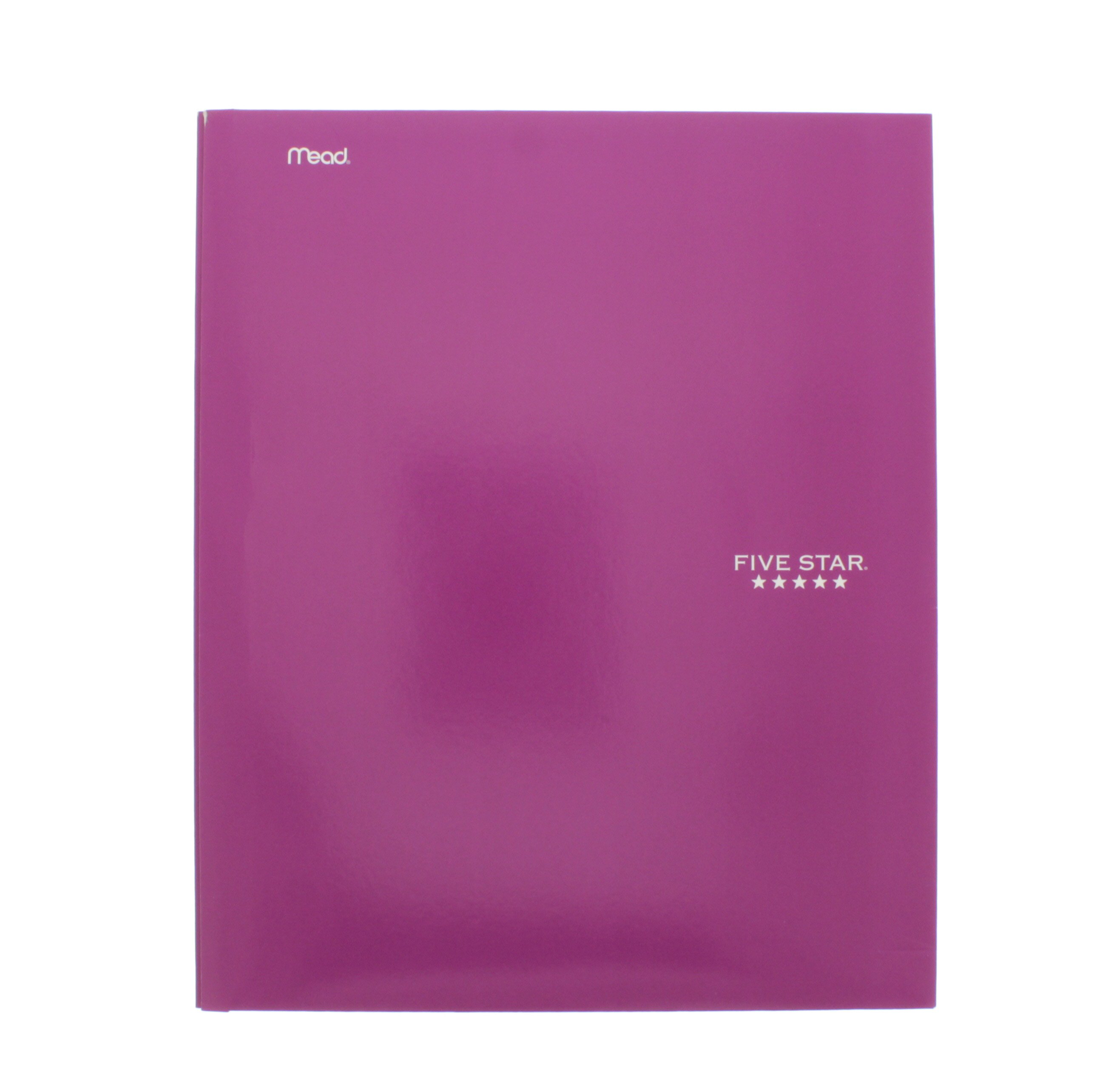 Mead Five Star Pocket & Prong Folder, Berry Shop Folders at HEB