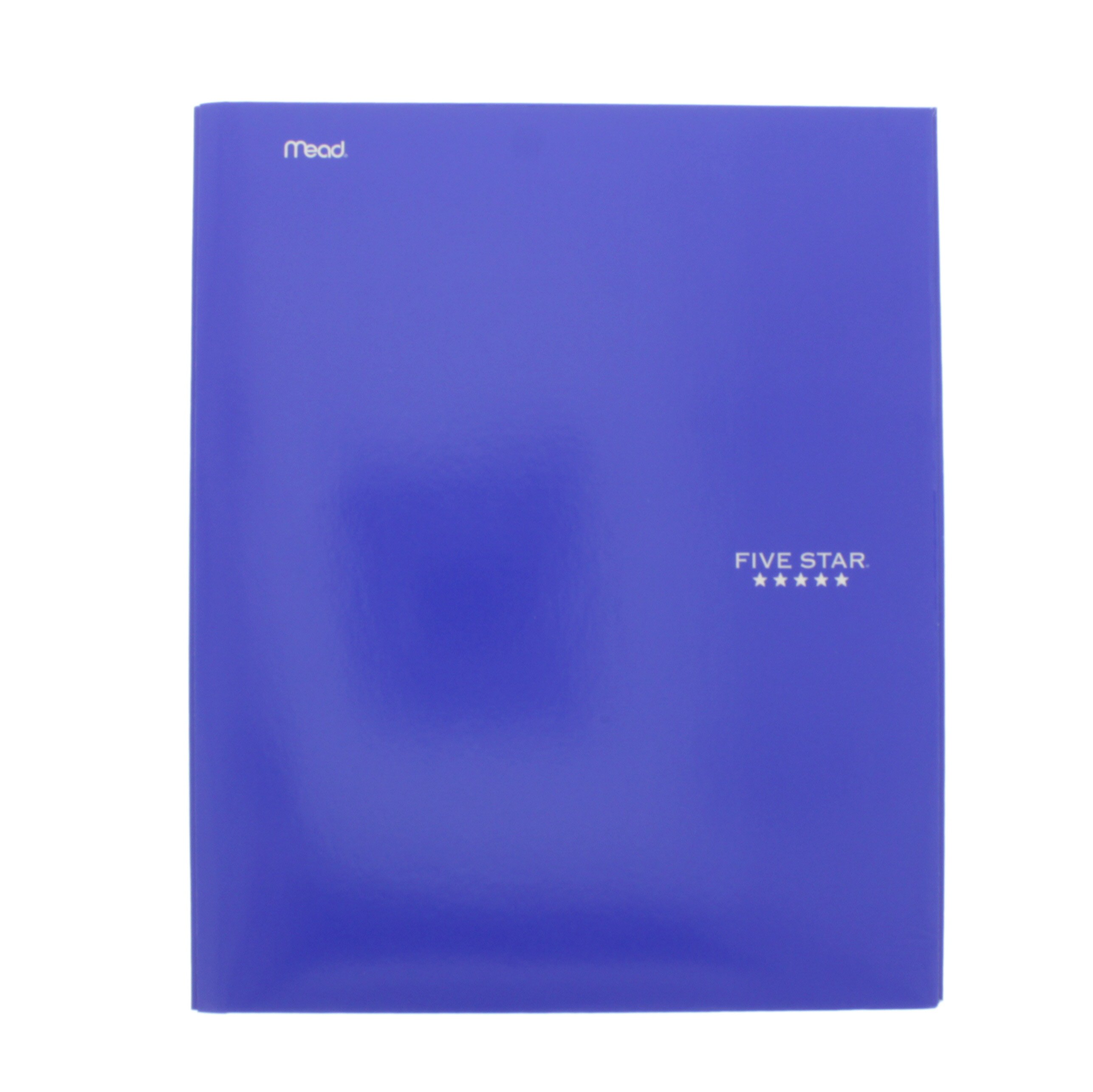 Mead Five Star Pocket & Prong Folder, Blue Shop Folders at HEB
