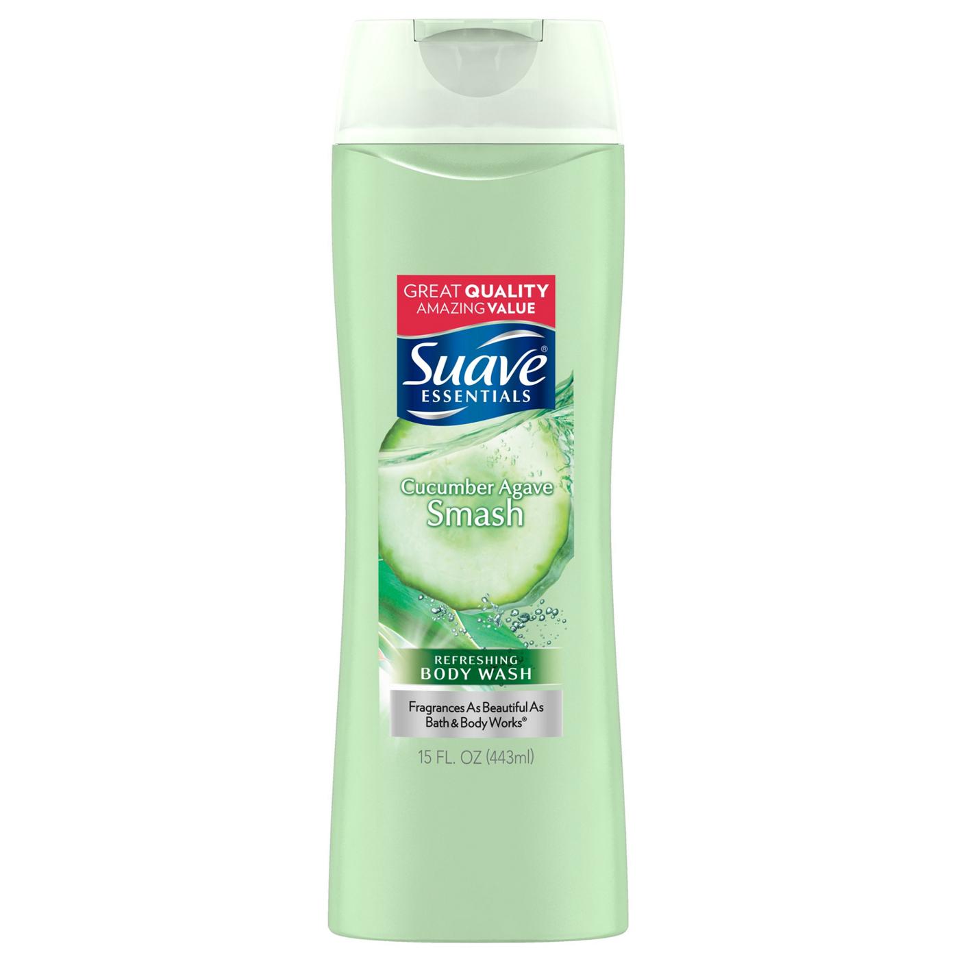 Suave Essentials Cucumber Agave Smash Body Wash; image 1 of 4