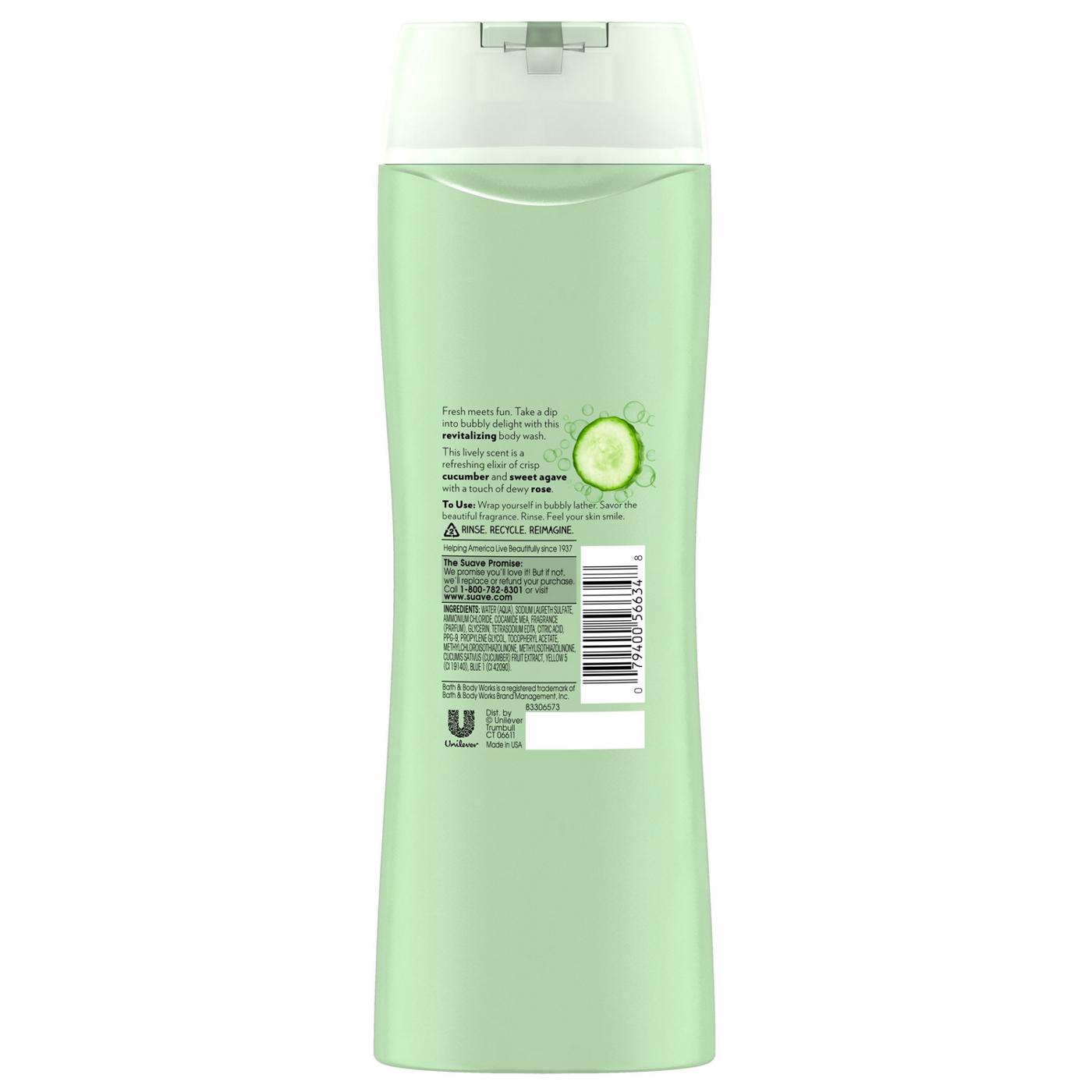 Suave Essentials Cucumber Agave Smash Body Wash; image 2 of 4