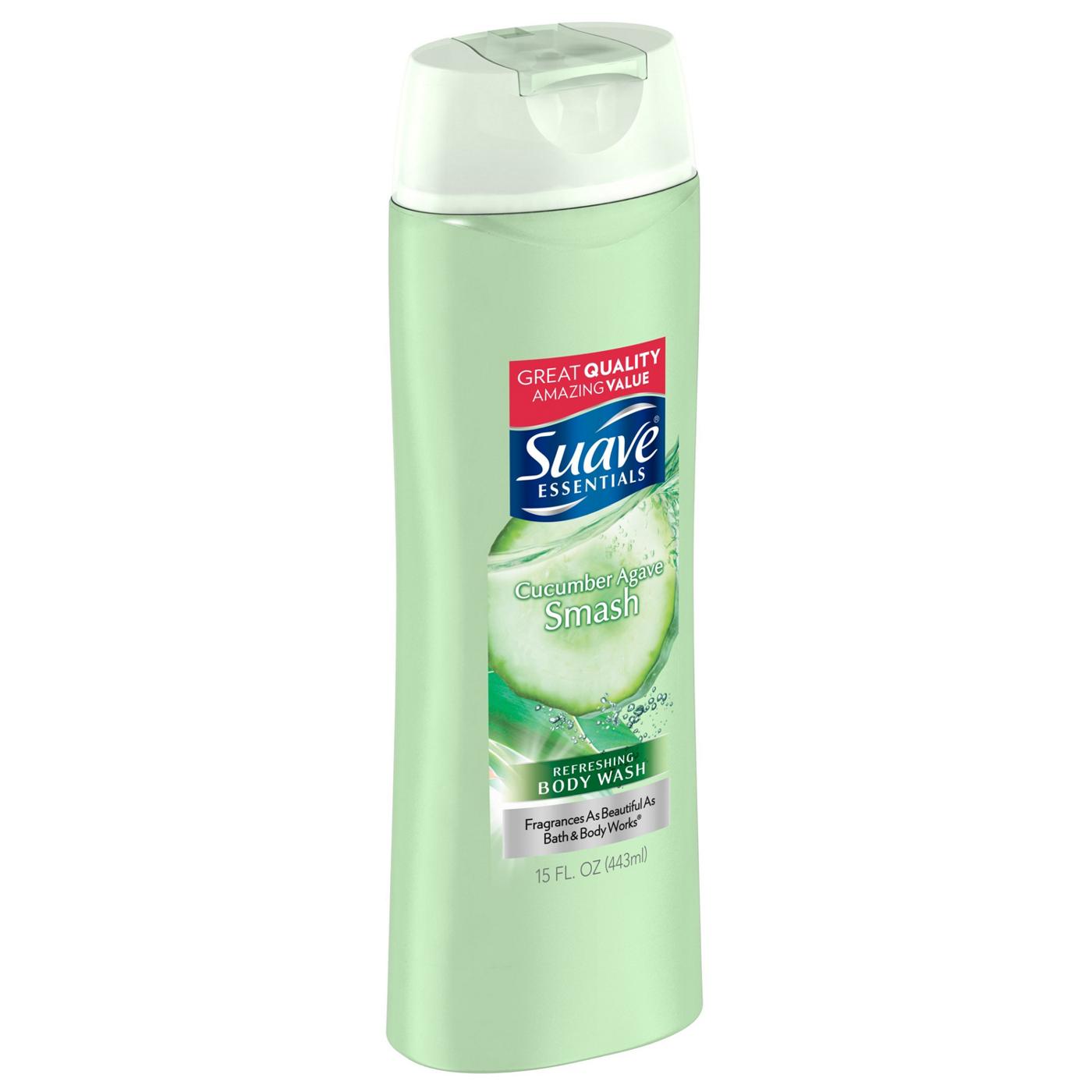 Suave Essentials Cucumber Agave Smash Body Wash; image 3 of 4