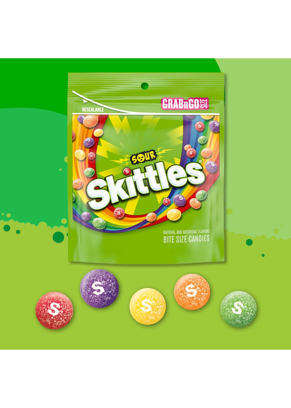 Skittles Sour Chewy Fruit Candy - Grab N Go Size; image 2 of 10