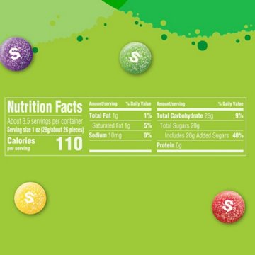 Skittles Sour Chewy Fruit Candy - Grab N Go Size, 7.2 oz