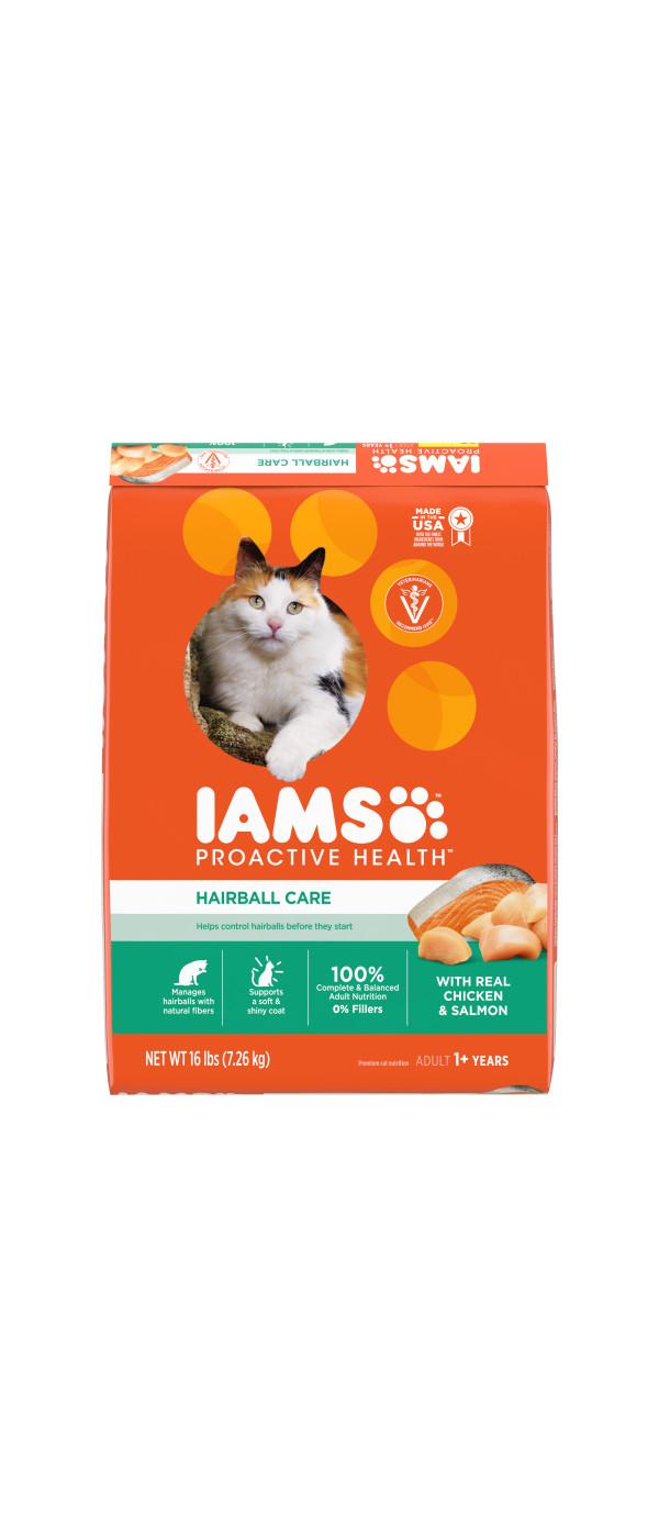IAMS ProActive Health Hairball Care Adult Cat Food; image 1 of 4