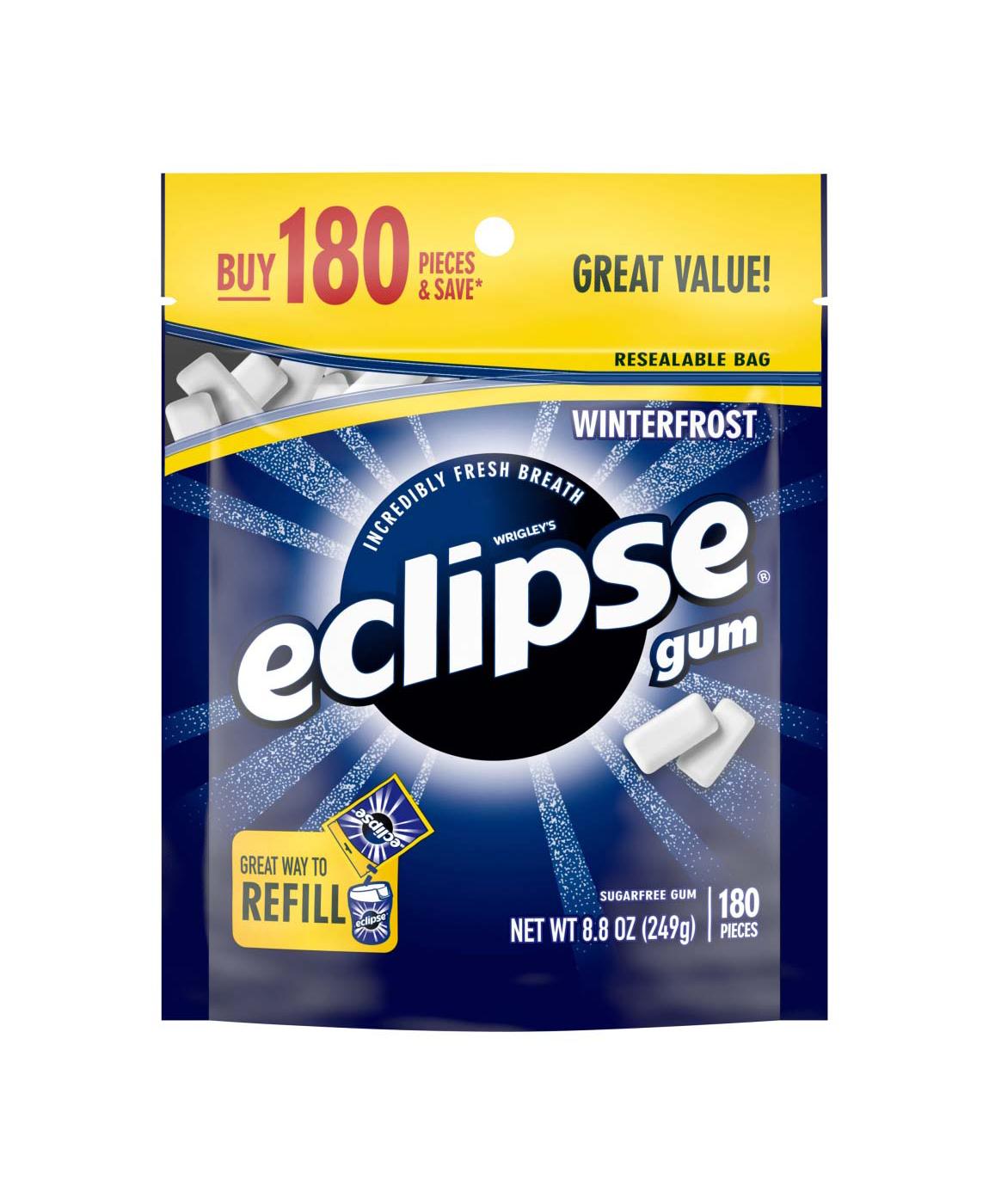 Eclipse Winterfrost Sugar Free Gum Bag; image 1 of 3