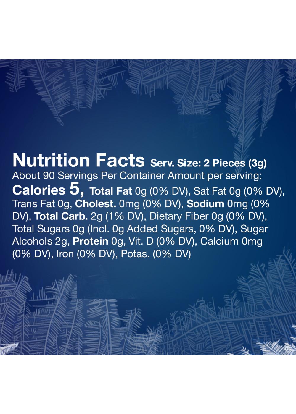 Eclipse Winterfrost Sugar Free Gum; image 9 of 10