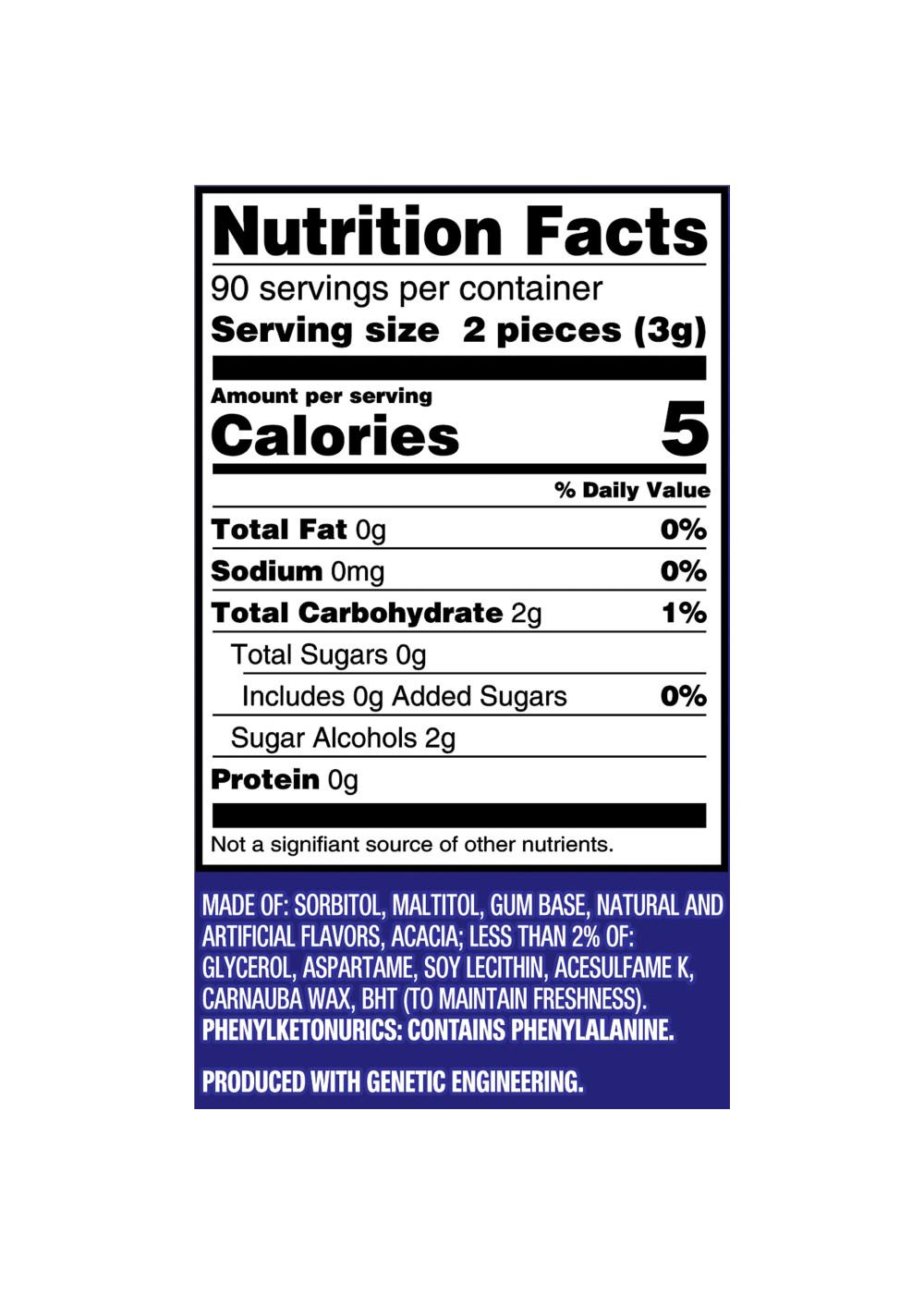 Eclipse Winterfrost Sugar Free Gum; image 10 of 10