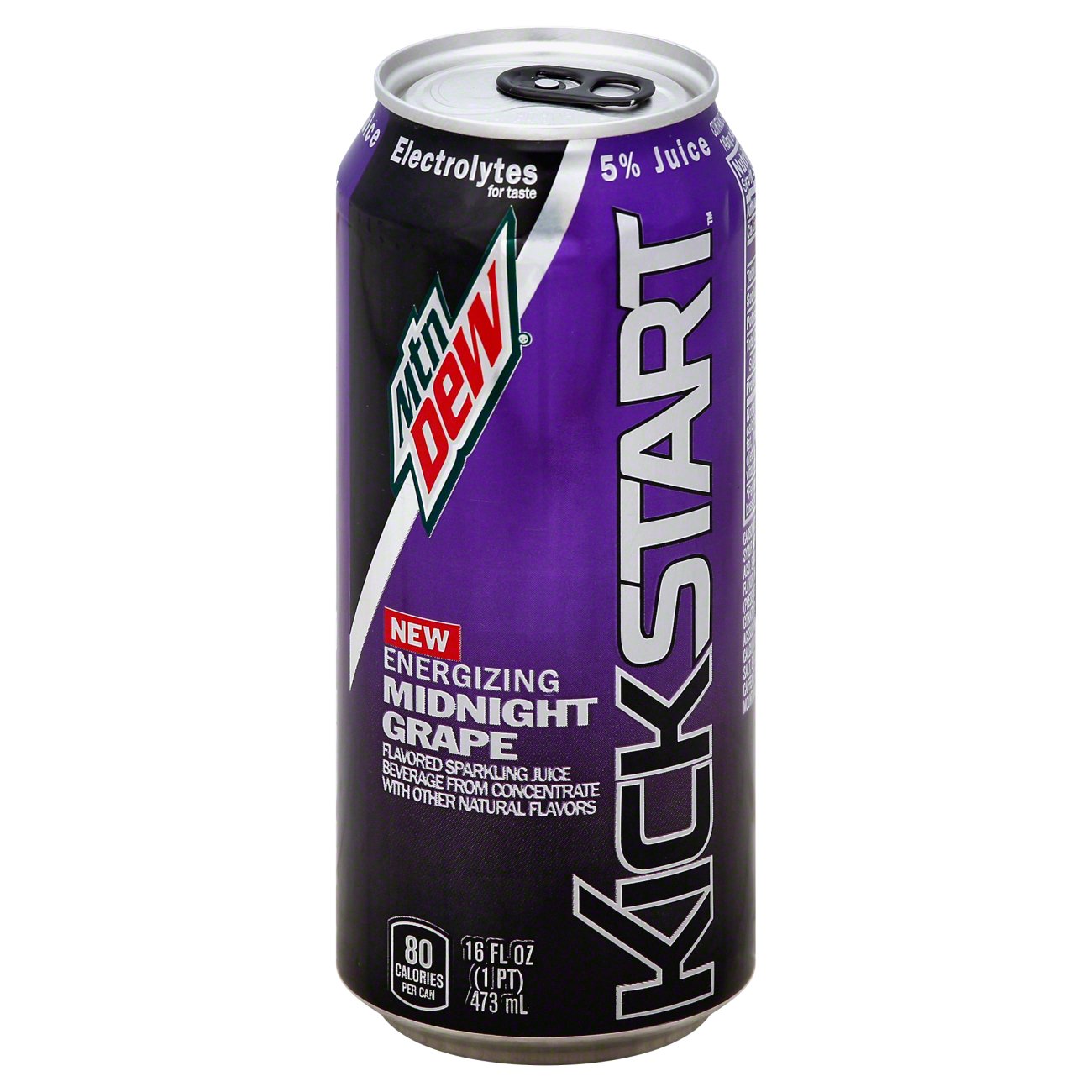 Mountain Dew KickStart Energizing Midnight Grape Shop Soda at HEB