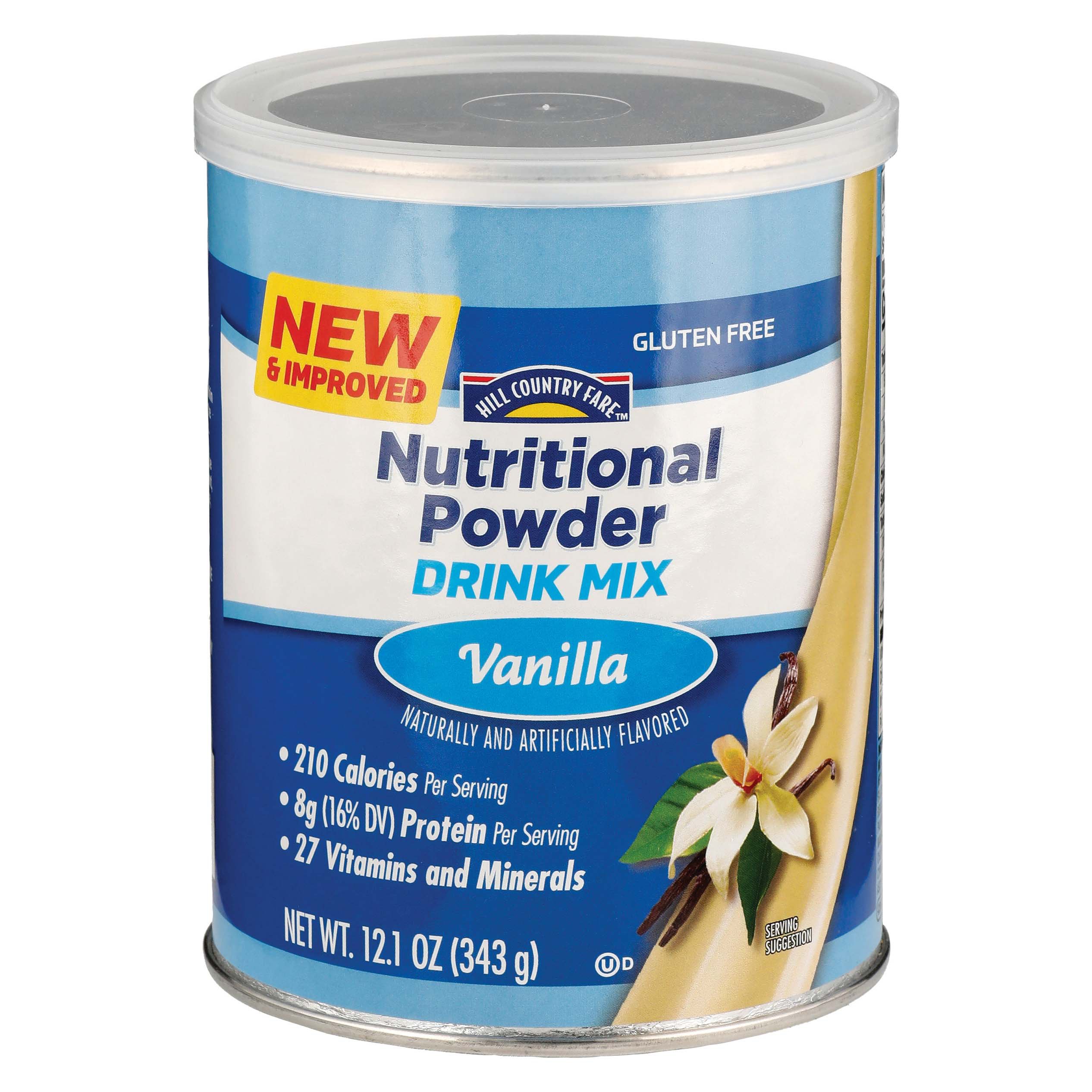 Hill Country Fare Nutritional Powder Drink Mix Vanilla Shop Diet