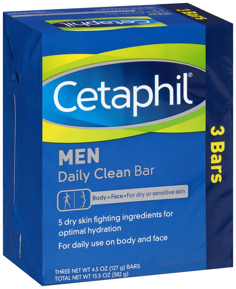 Cetaphil Men, Daily Clean Bar - Shop Hand &amp; bar soap at H-E-B