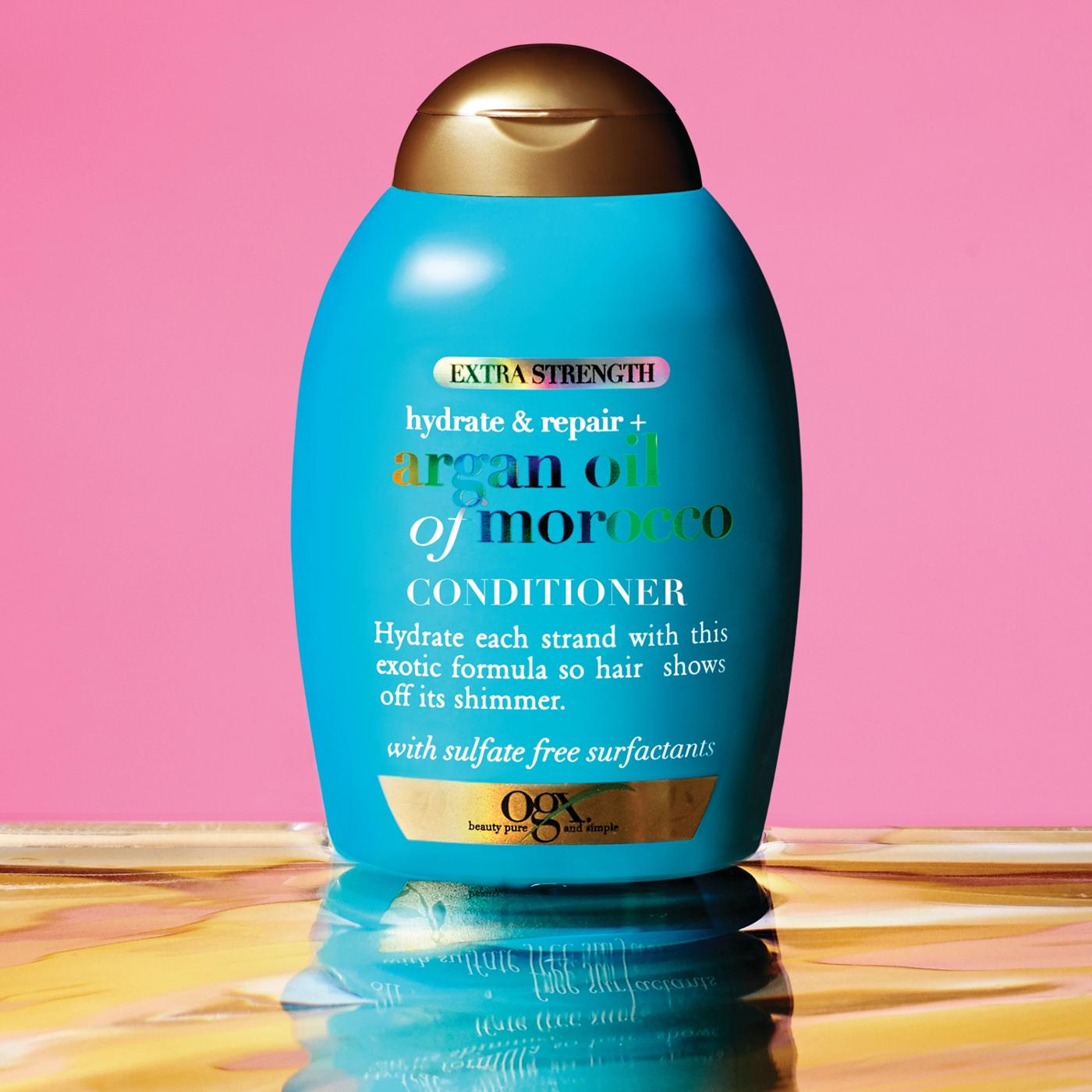 OGX Hydrate + Repair Argan Oil of Morocco Extra Strength Conditioner; image 2 of 5