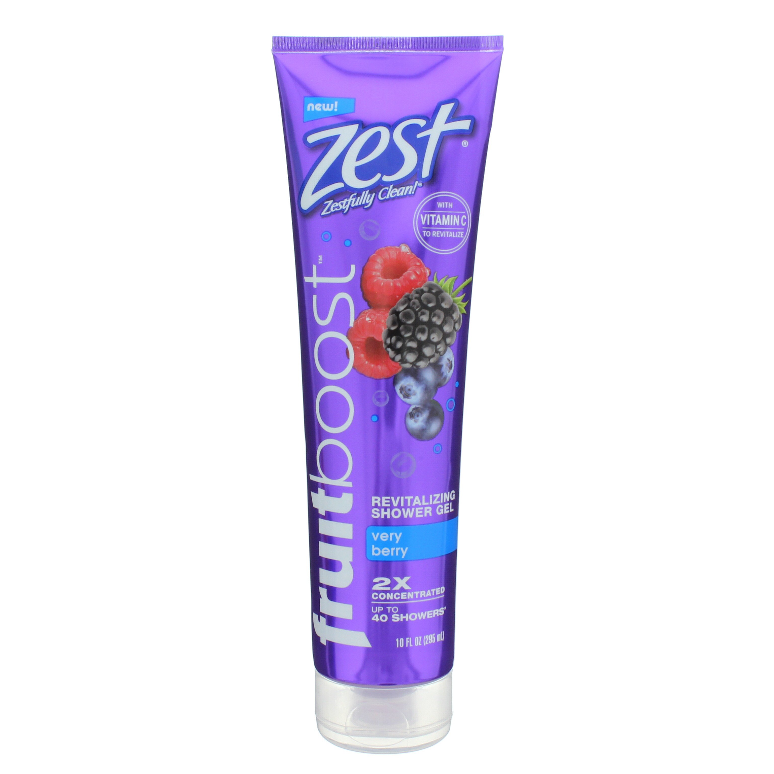 Zest Fruit Boost Shower Gel, Very Berry Shop Cleansers & Soaps at HEB